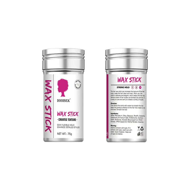 New Arrivals Hair Wax Stick Styling Hair Pomade Stick Non-greasy Texture Moisturizing Long-Lasting Styling Hair Wax Stick