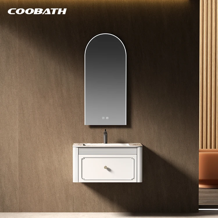 Small Bathroom Wash Basin Cabinet Wall Cabinet With Sink Bathroom Vanity Mirror With Defogging Lighting