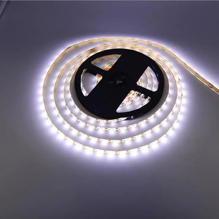 Сверхъяркая Водонепроницаемая мягкая Светодиодная лента 2835 5 мм 8 10 12 В 24