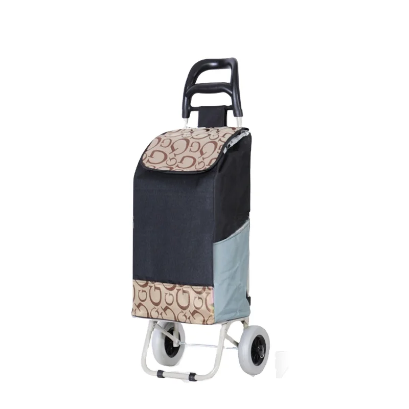 
Foldable shopping trolley bag with side pocket shopping bag 