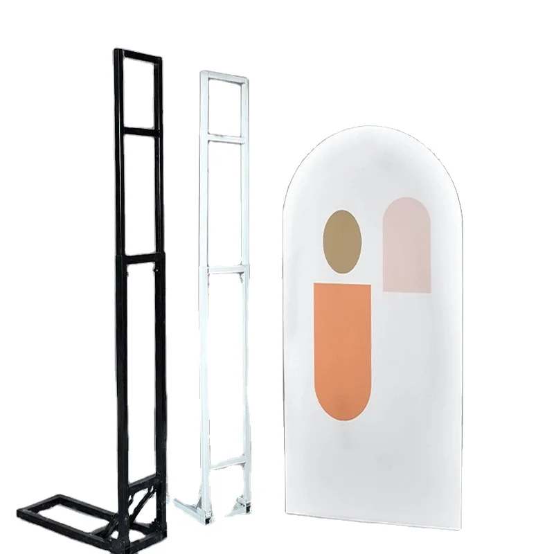 Wholesale KT Board Display Rack Iron and Telescopic Bracket Organizer for Activity Display