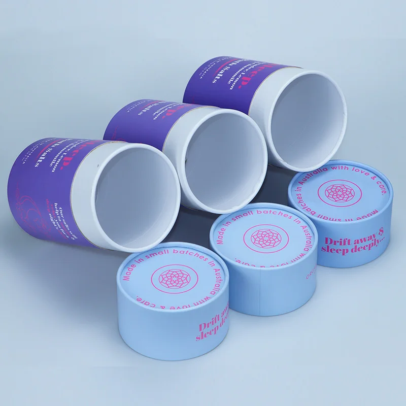 Kraft Paper Tube Weight Loss And Fat Burning Slimming Jelly Strip Protein Powder Paper Tube For Food Powders