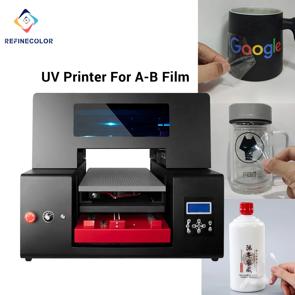 Wholesale UV Printer Double XP600 A3 Varnish UV DTF Printing Machine Making UV Transfer Sticker With Laminator For A/B Film