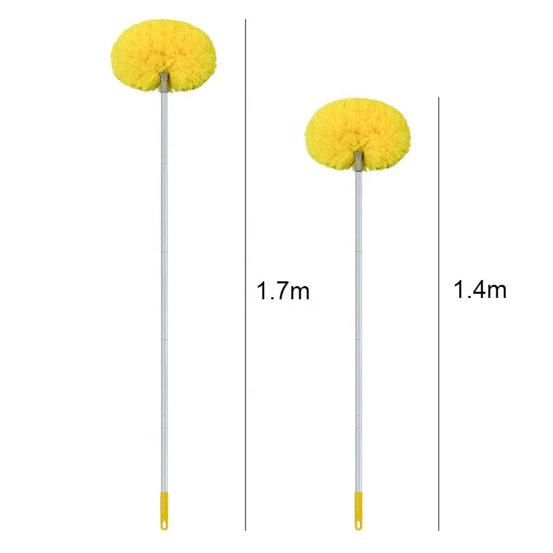 Household Cleaning Ceiling Fan Cleaner Duster with Extension Pole Long Reusable Microfiber Ceiling Fan Cleaning Brush