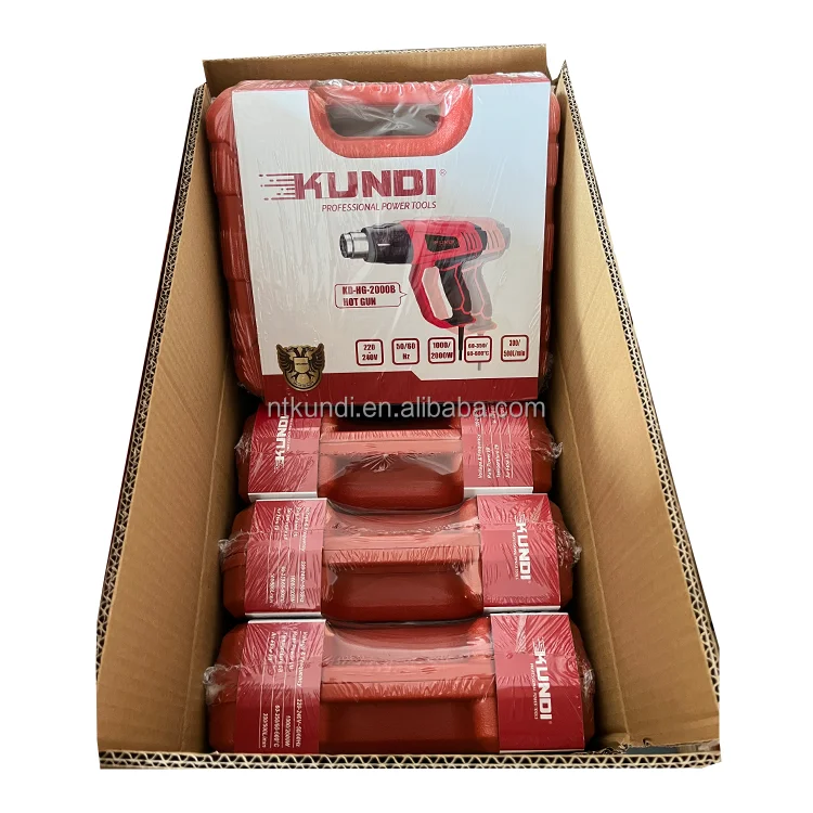 KUNDI Brand Professional Manufacturer Power Tools for Shrink Wrapping Thermal Blower  60-350/60-600  Heat Gun
