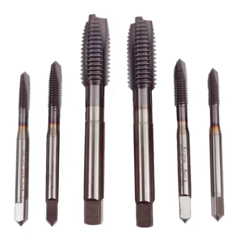 Machine Spiral Point Straight Fluted Screw Thread Metric Plug Hand Tap Drill Tools
