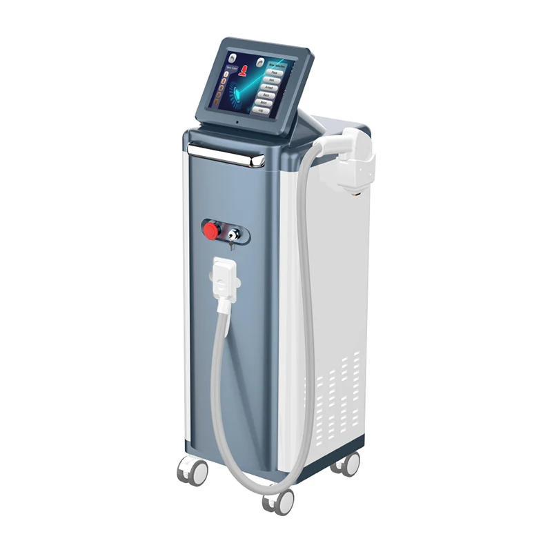 High intensity diode laser hair removal machine price 2 handle 3 wavelength laser beauty equipment