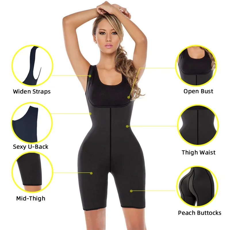 Wholesale Workout Tummy Tucker Sauna Suit Waist Trainer Vest Shaper Neoprene Sauna Suit Shapewear Body Shaper
