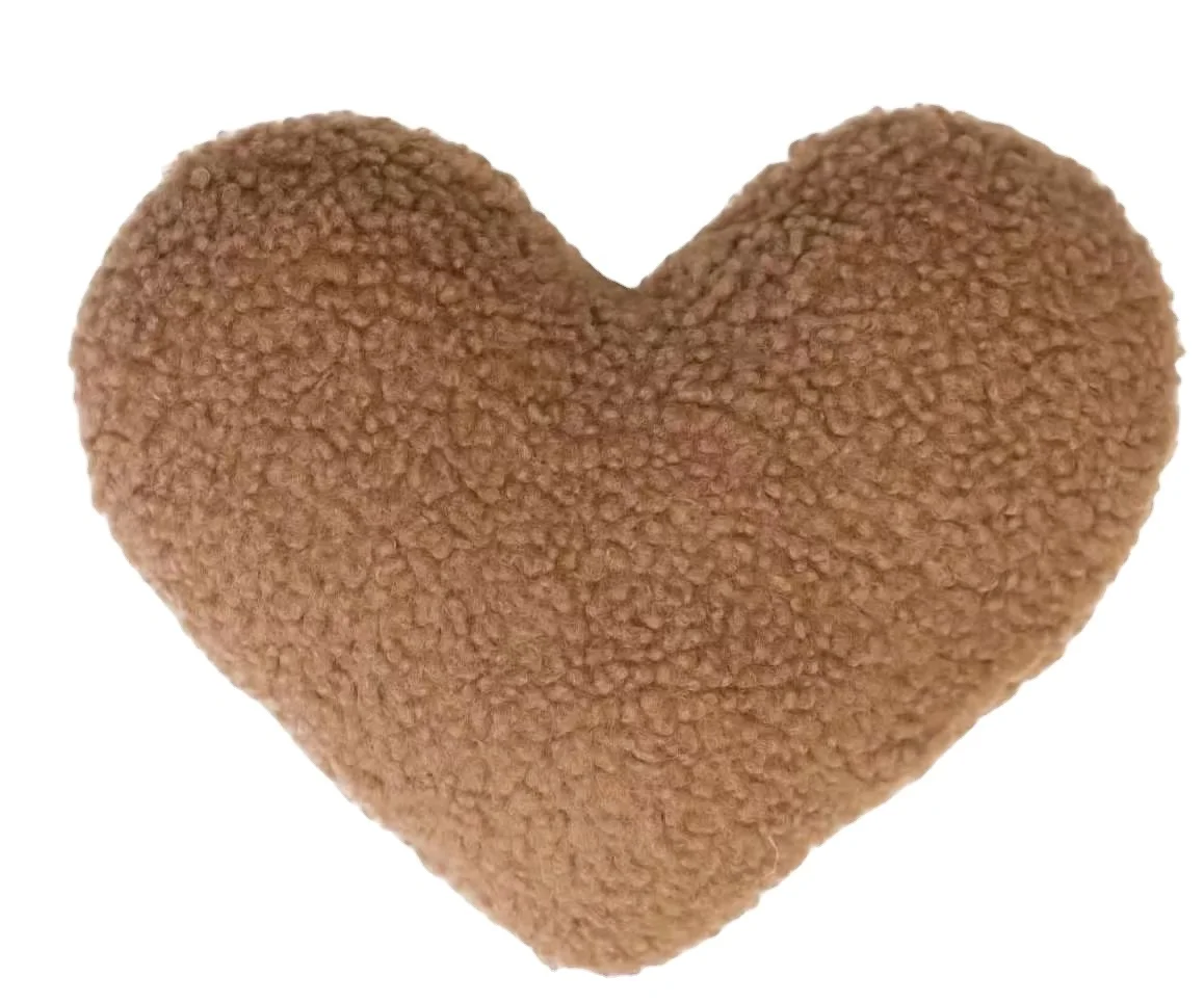 Plush Toys Custom Size And Heart shaped Crystal Super soft Toys for Kids