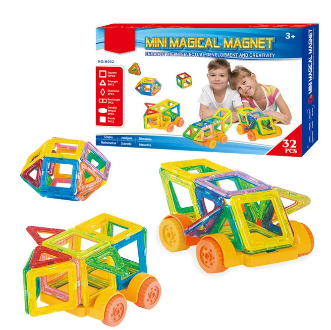 
Shantou factory Hot sale Mini Magnetic blocks Available Customization Educational Toys for Kids 