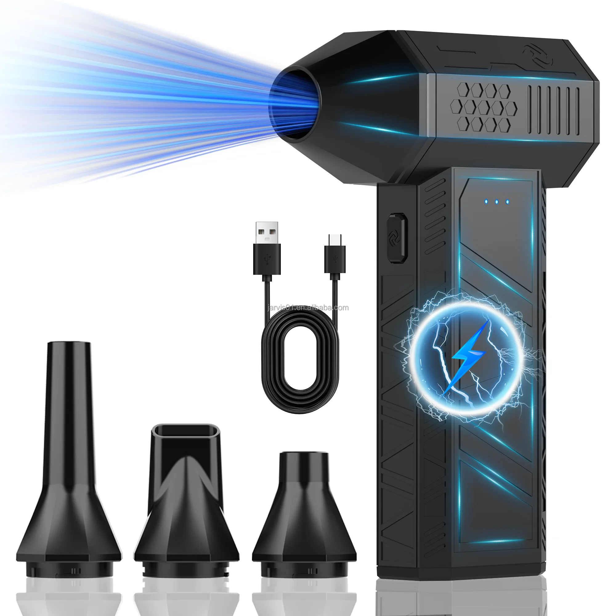 Jarvis Electric Air Duster and blower machine X3 MINI Air Duster mini turbo jet fan compress air duster &mini blower for BBQ