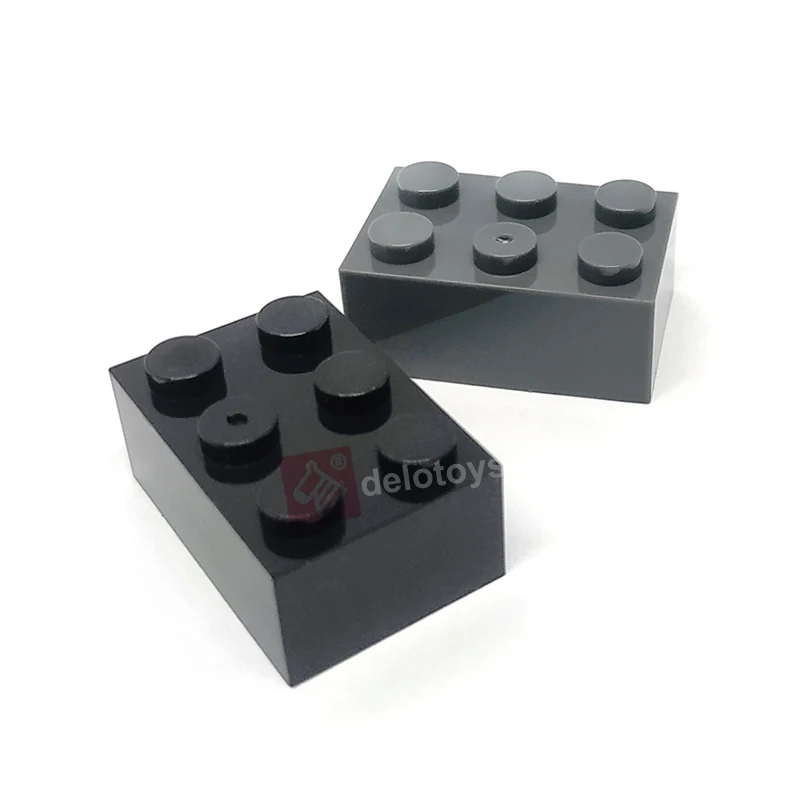  DELO игрушки (26 цветов) DIY части 2*3 пластиковый строительный блок Кирпич 2x3 (№