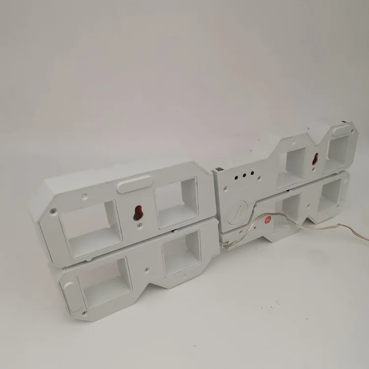 large digits display wall mounted LED 3D structure frame clock with calendar and temperature