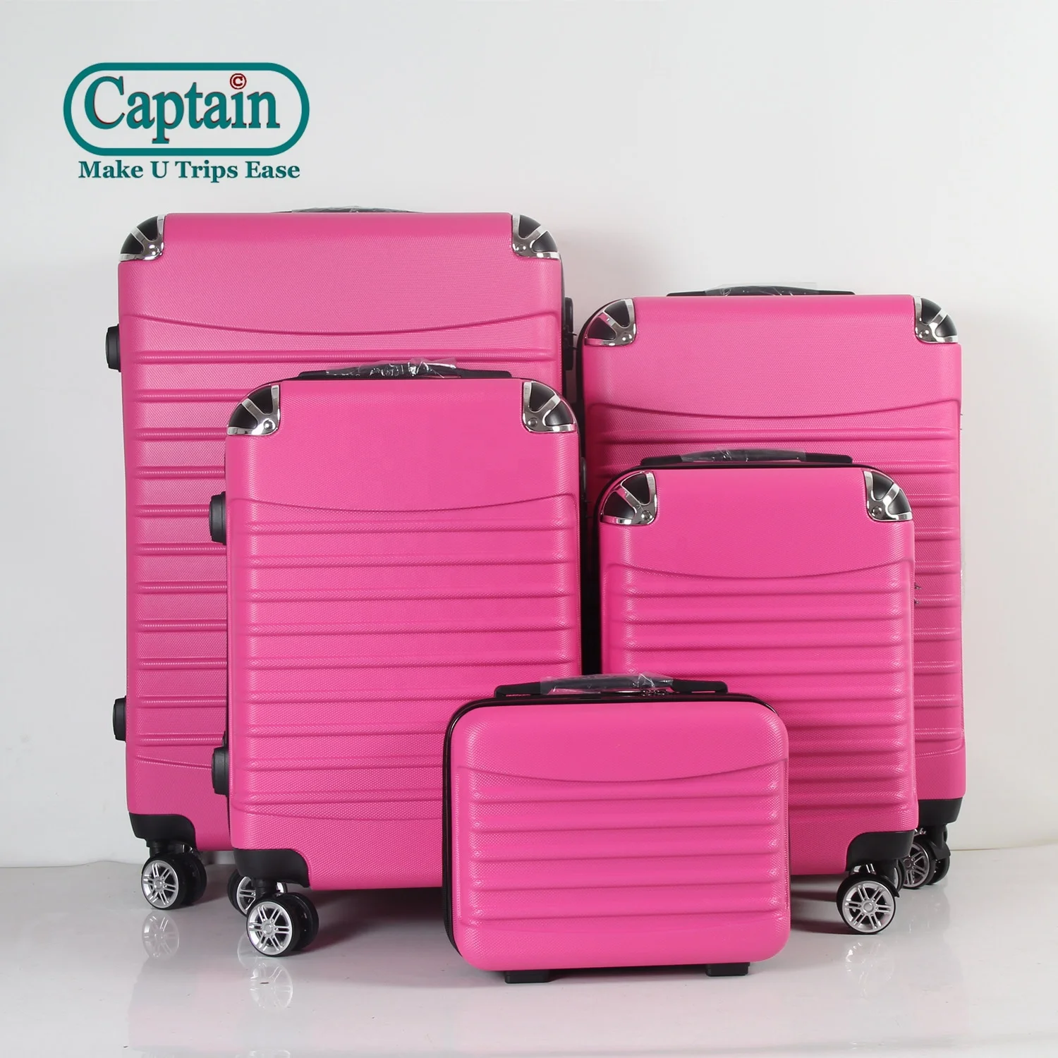 Customized TSA Lock Spinner Wheels Valise Travel Trolley Suitcases Family Luggage Set For Travel