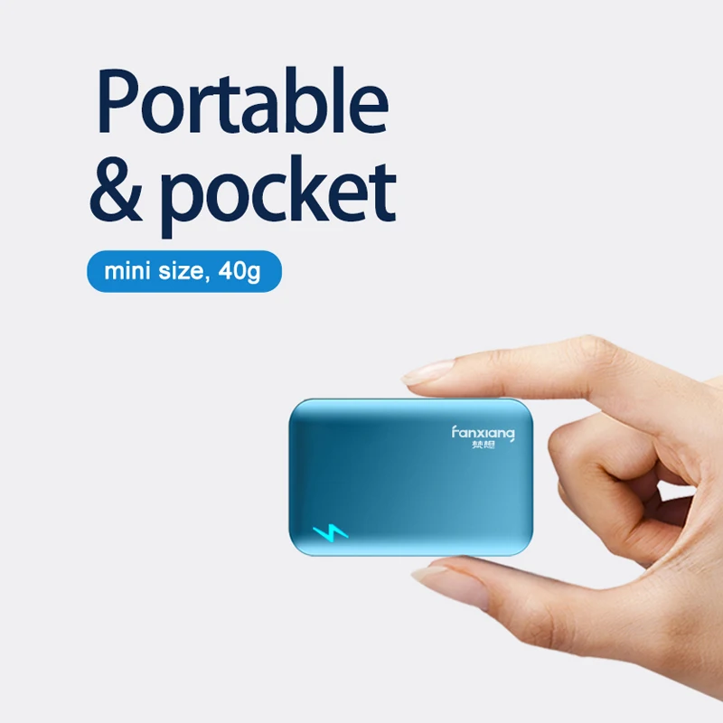 Оптовая продажа с фабрики мини портативный 500 ГБ 1 ТБ 2 SSD Disque Dur Externe внешний жесткий диск твердотельный