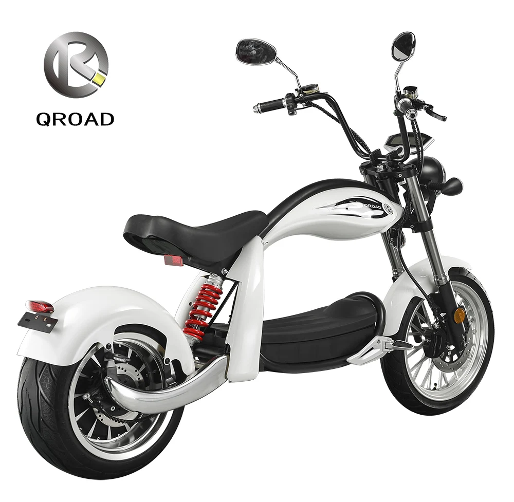 
QROAD Factory Two Wheel Electric Motorcycle For Adults Citycoco 
