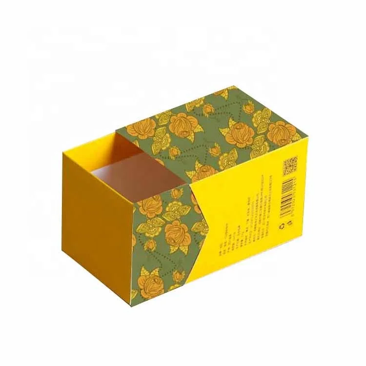 Custom Paper Card Color Printing Box Flower Tea Coffee Package Boxes With Logo Custom Printed Tea Packaging Box