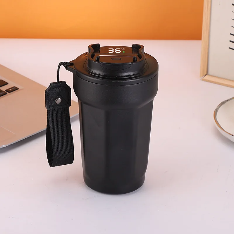 Laser engraved red green white black custom logo 16oz tumbler with handgrip bulk personalized western cow tumbler for christmas