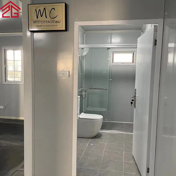 Portable home 40ft Expandable container house Extendable 2.8m height with complete bathroom custom design house for sale