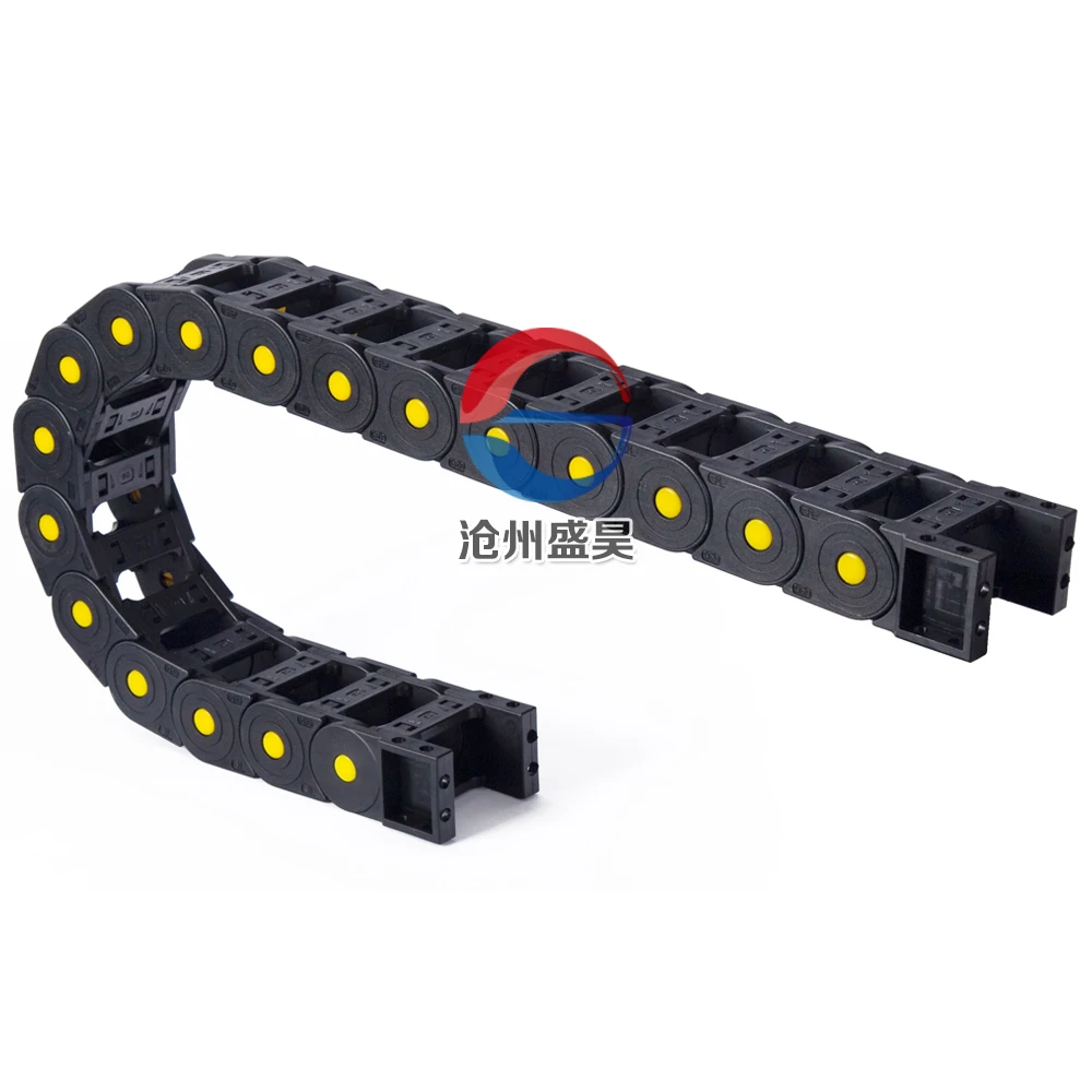 Bridge type flexible nylon machine tool plastic drag chain to CNC