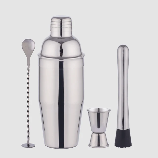 
OUYADA 700ml gold stainless steel bar set 