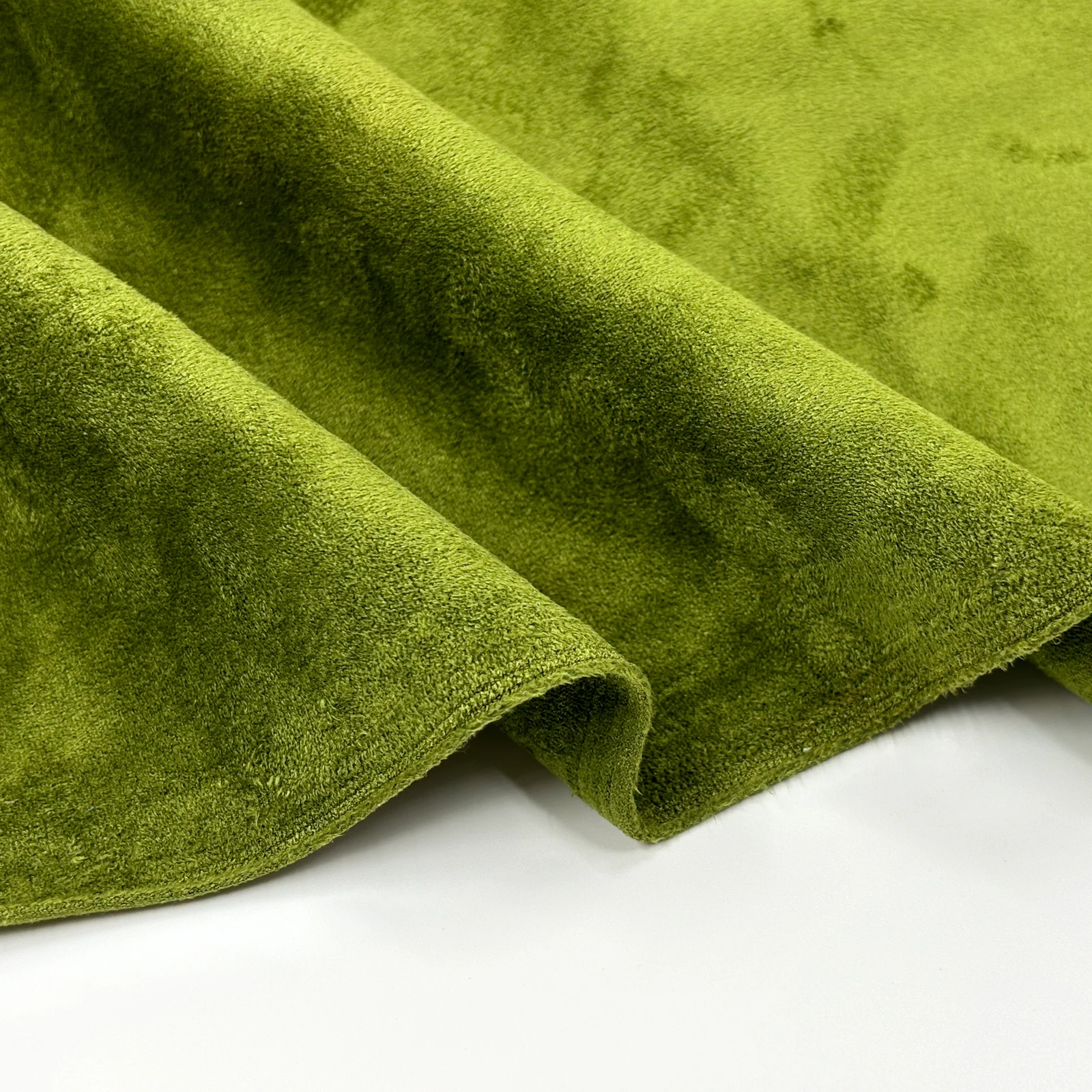 Manufacturer Direct Supply High Color Fastness Elastic Knitted Suede Fabric For Composite Sofa Upholstery Furniture Material