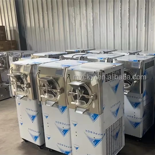 Mvckyi 25L//15L/12L Italian Hard Scoop Ice Cream Machine Batch Freezer Gelato Ice Cream Maker Acai bowl Machine For Coffee Shop