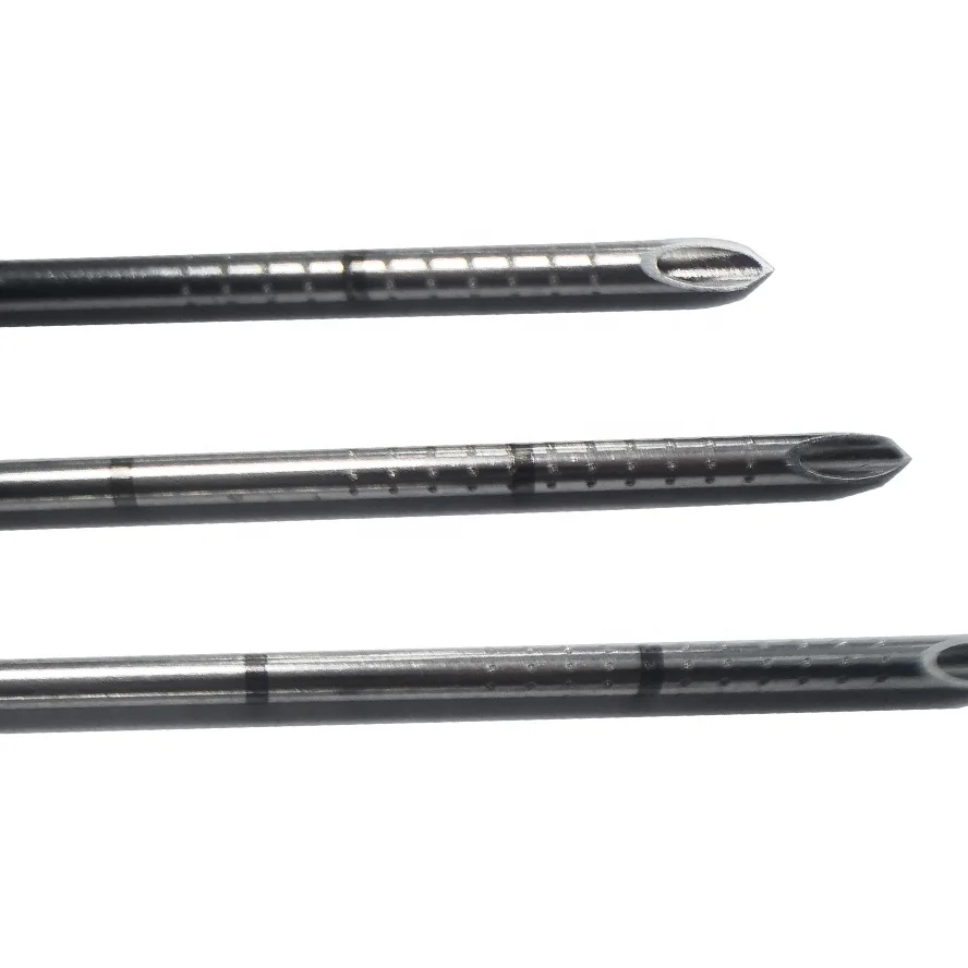 Stainless steel  IVF oocyte pick up needle follicle aspiration