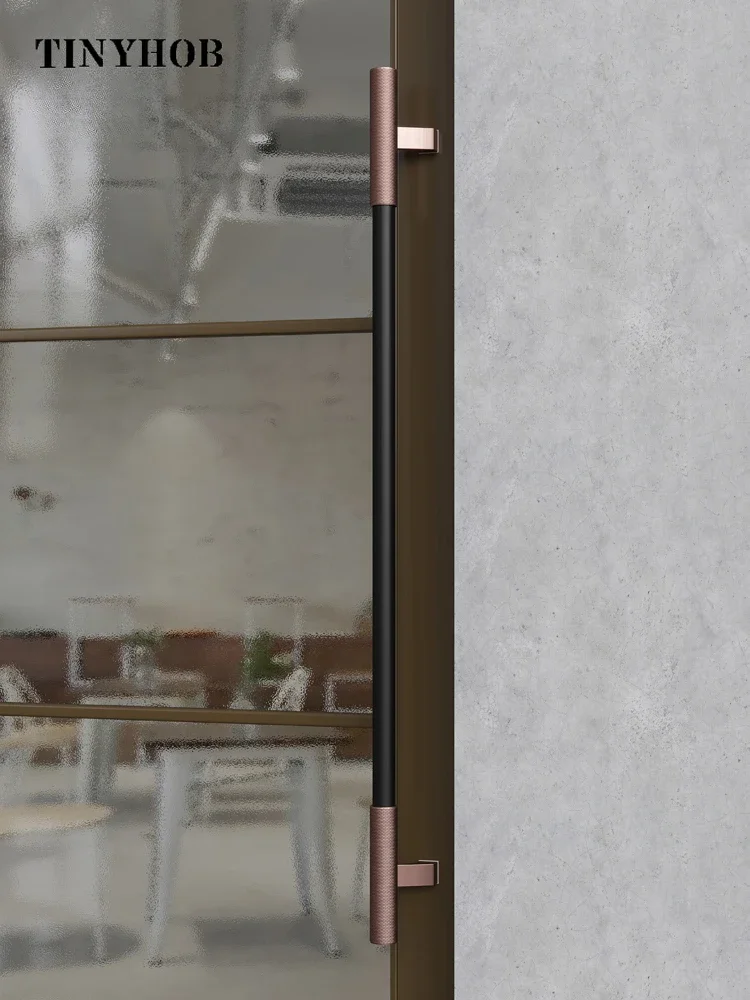 Knurled/Textured Pattern Door Handles / Villa Door Handle for Wooden/ Glass Double Single Sided Door Handles Furniture Hardware