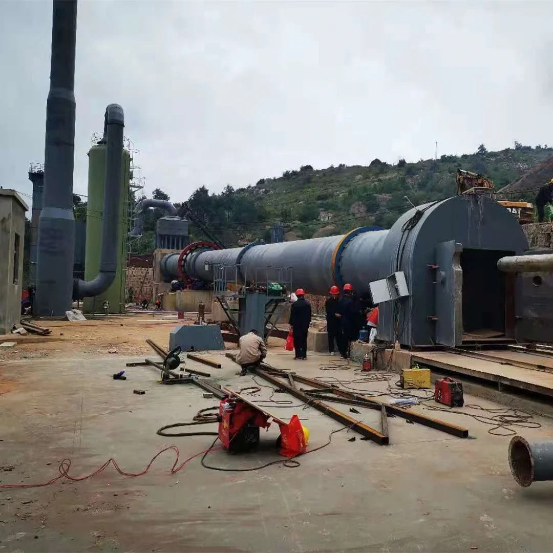 1.8x40m Small Limestone Refractory Brick Rotary Kiln Calcium Carbonate Rotary Kiln in Turkey Lime Kiln Manufacturer