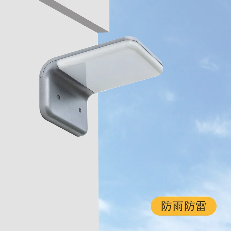 2022 new design aluminum motion sensor led rechargeable solar decorative wall lights