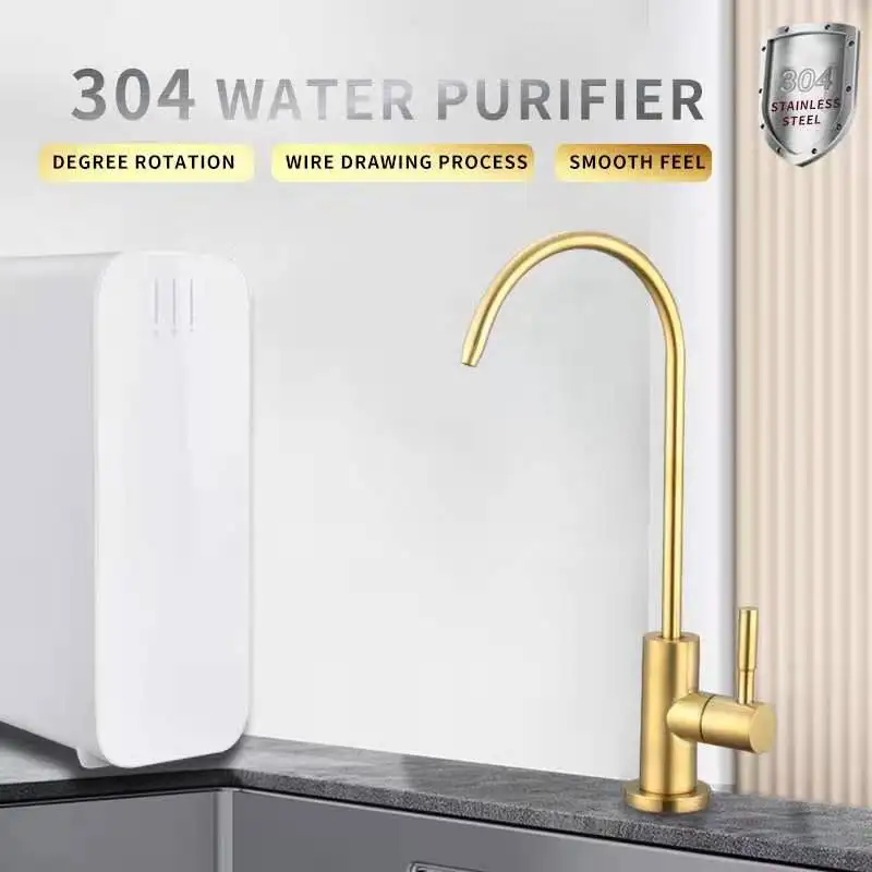 Kitchen faucet golden single water purifier wholesale Ro faucet