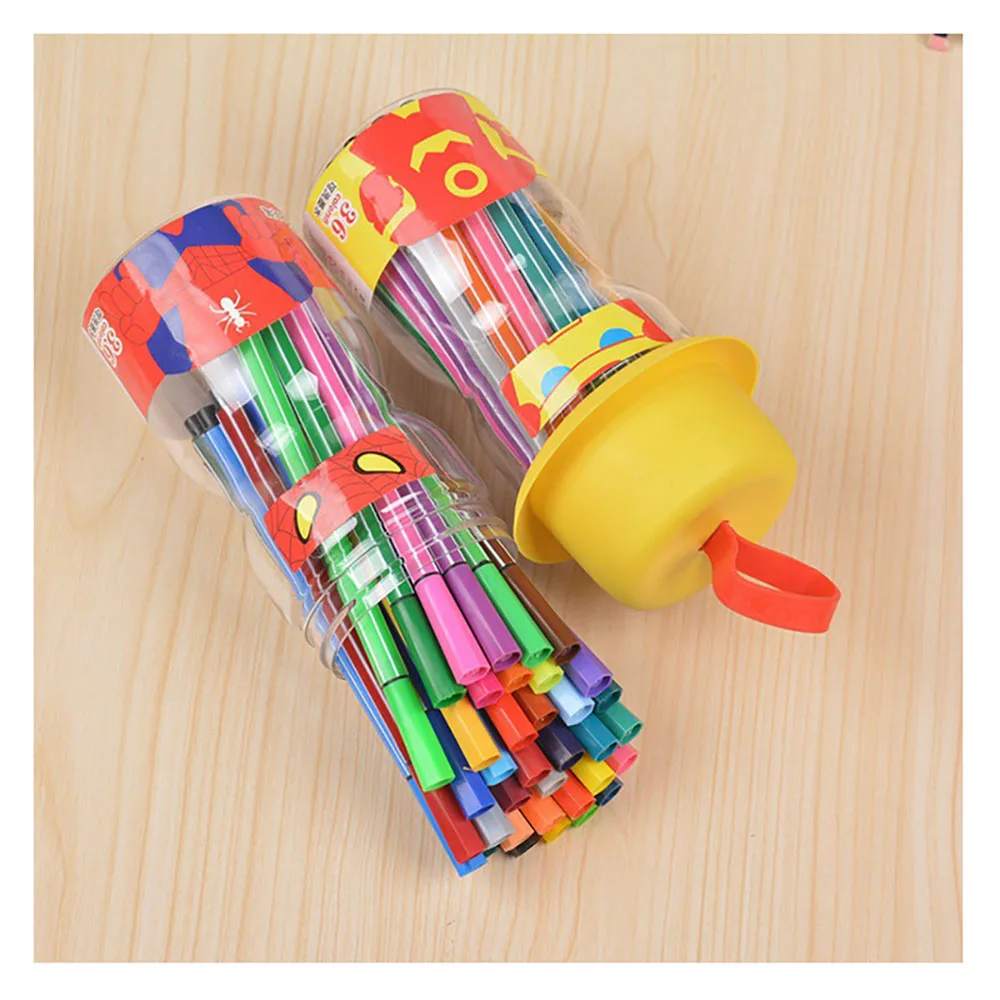 School supplies 12 colors dual tip fineliner drawing Painting Watercolor Art Marker brush Pens