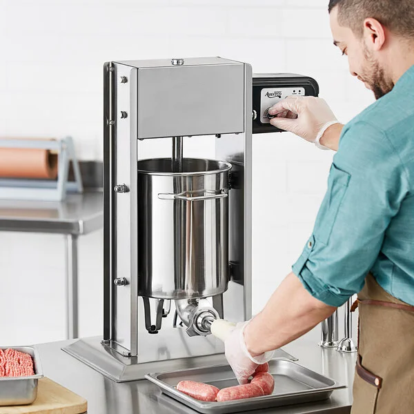 Hot sale vacuum sausage chorizo ham stuffer filling making hydraulic sausage filling stuffer machine in china