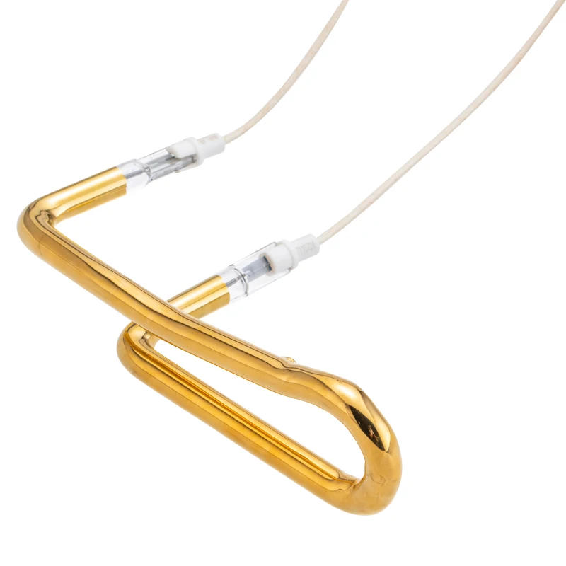 UVIR OEM Gold plated IR lamp 230V car paint curing infrared heating lamp