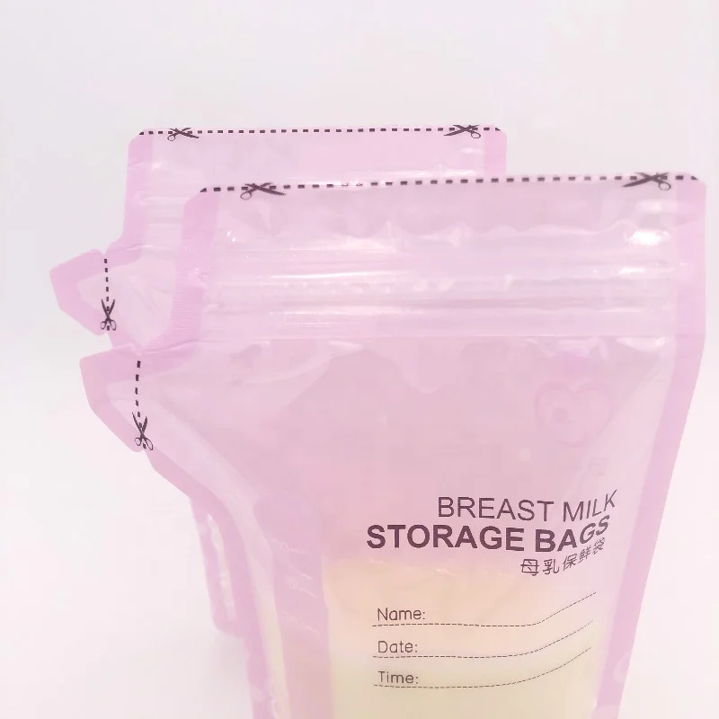 Wholesale temperature thermal sensor breast milk storage bag for feeding