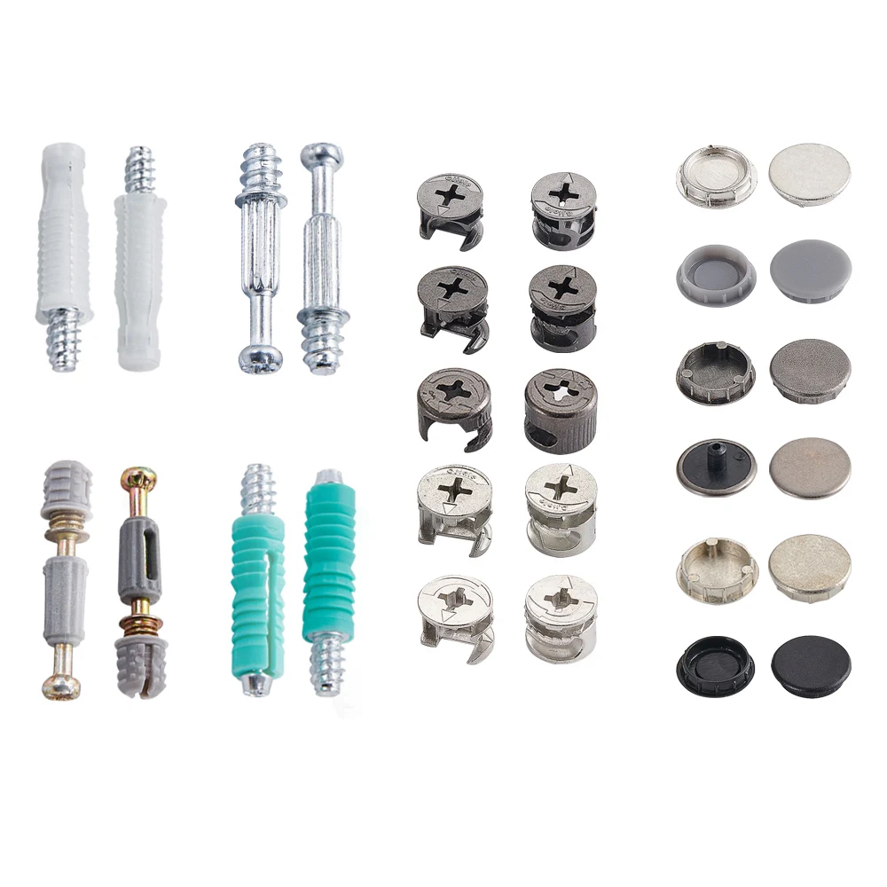 Jinrongda Furniture Fasteners Connector Screw Connecting Bolt Hidden Joint Connecting Bolts