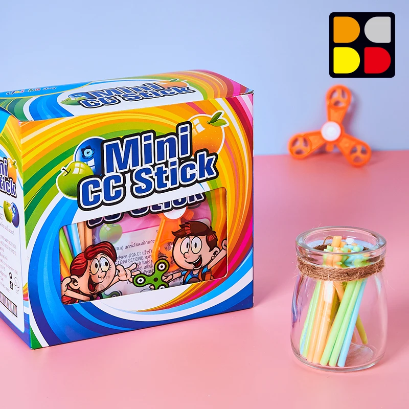 Hand Spinner Toy With Fruit Flavor Sour Powder Candy CC Stick Candy