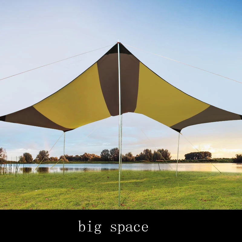
Multifunction Sun Shade Sail Outdoor Camping Waterproof Awnings beach Canopy Tents 