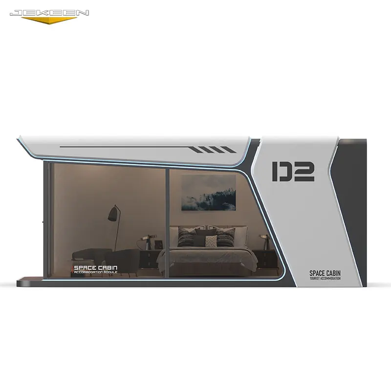 Jekeen Big Space Capsule House Luxury Mobile House Space Capsule Cabin Home With Kitchen