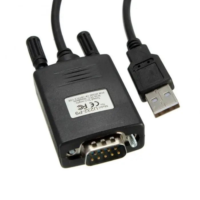 Y-105 USB RS232 To DB 9-Pin Male Cable Adapter Converter Supports Win7-Win10 System Supports Various Serial Devices