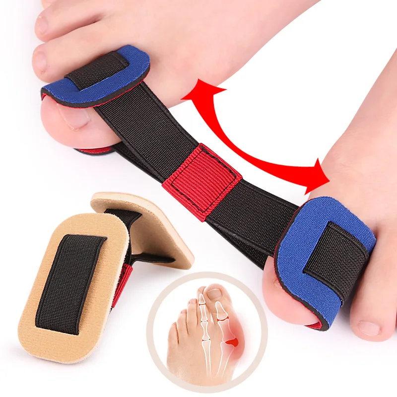 Melenlt Sports Training Belt Elastic Hallux Valgus Corrector Gel and Silicone Big Toe Straightener for Bunion Stretching