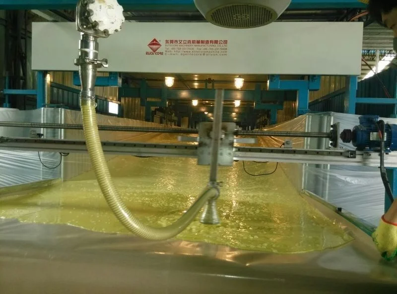 ECMT-100 PLC large output produce line Continuous Foaming Machine/latex foam machine