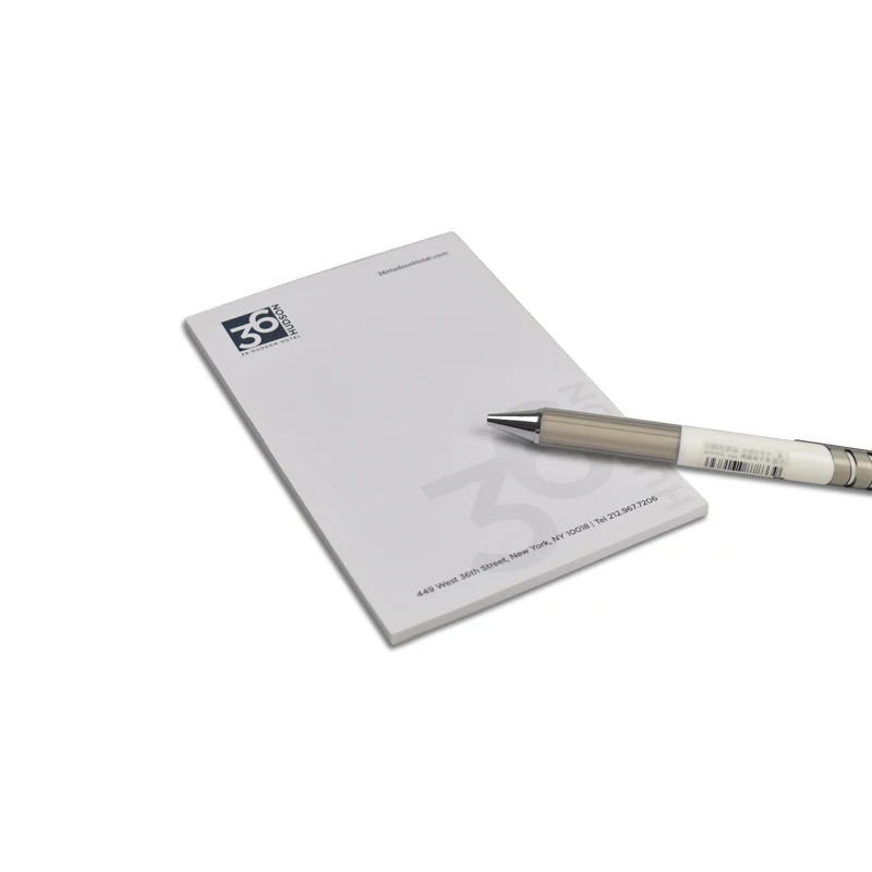 Professional Hotel A5 notepad custom logo sticky note pad for Real Estate Promotional gifts