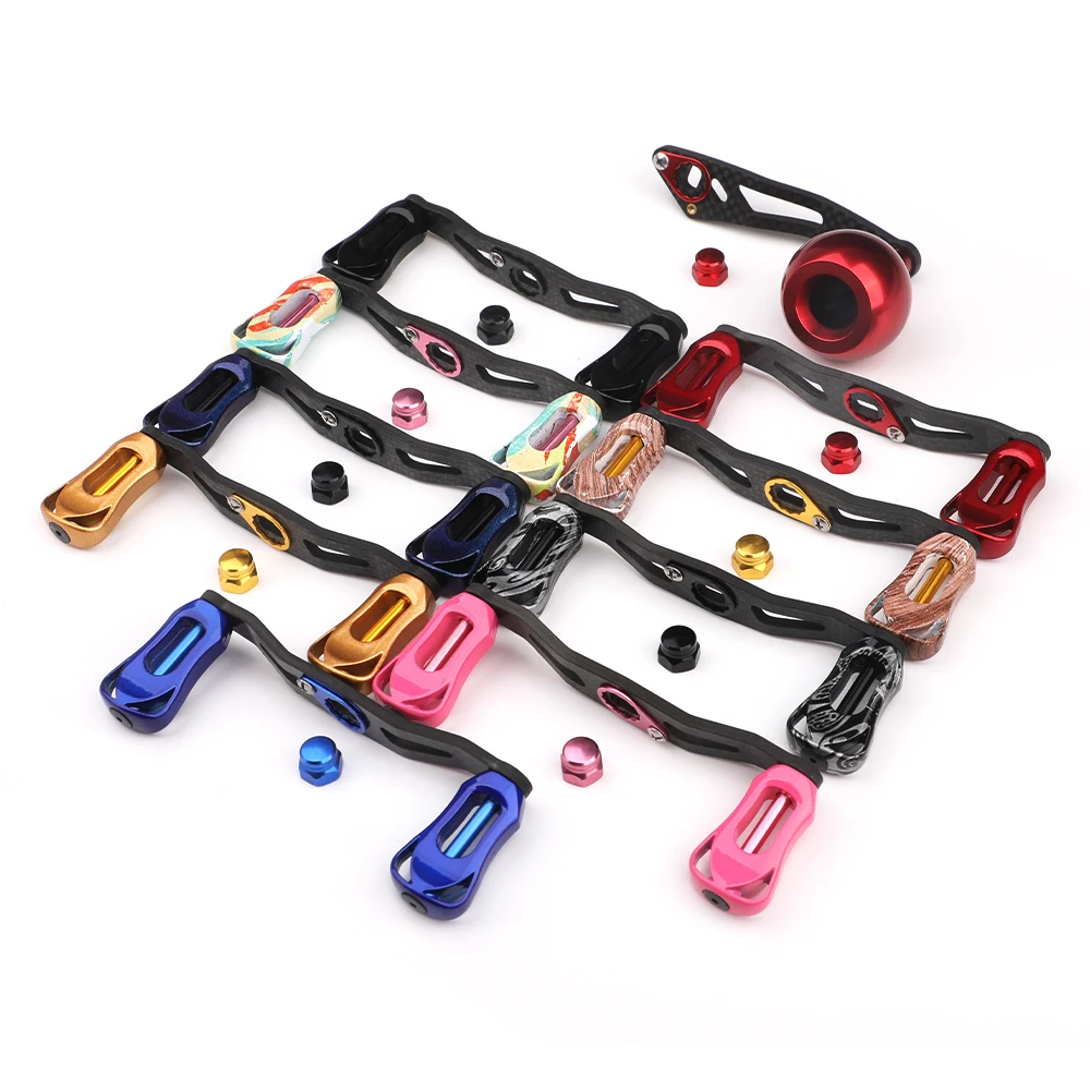 FISHGANG New Arrival Real Carbon Fiber Material Strength Less Weight Carbon Handle Grip Fishing Reel Handle For Bait Casting