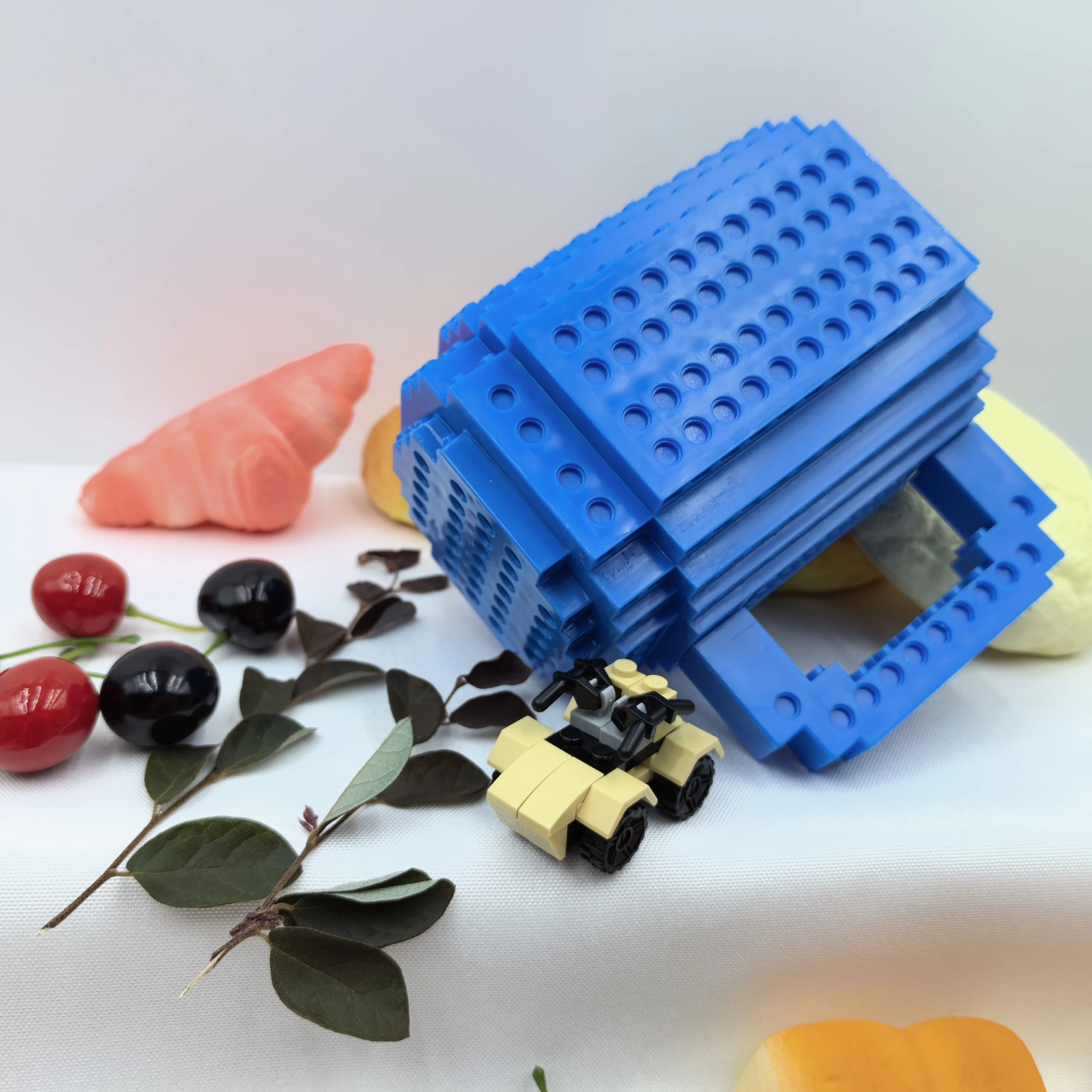 Build-on Brick Coffee Mug Funny DIY Novelty Cup with Building Blocks Creative for Kids Men Women Xmas Birthday