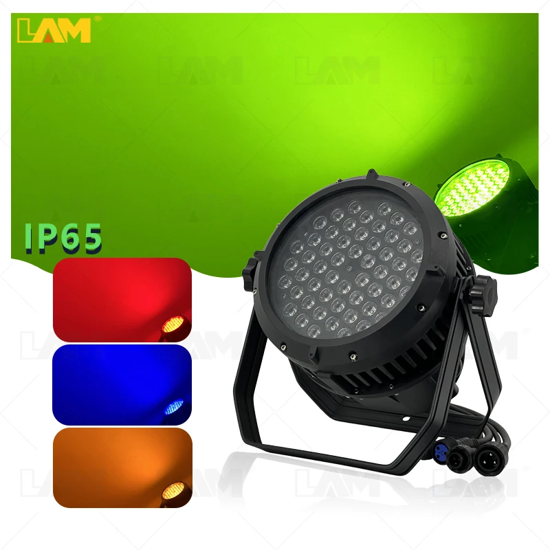 Водонепроницаемый IP65 светодиодный светильник 54x3 Вт RGB 3 Par свет для наружного диджейского концертного сценического бара
