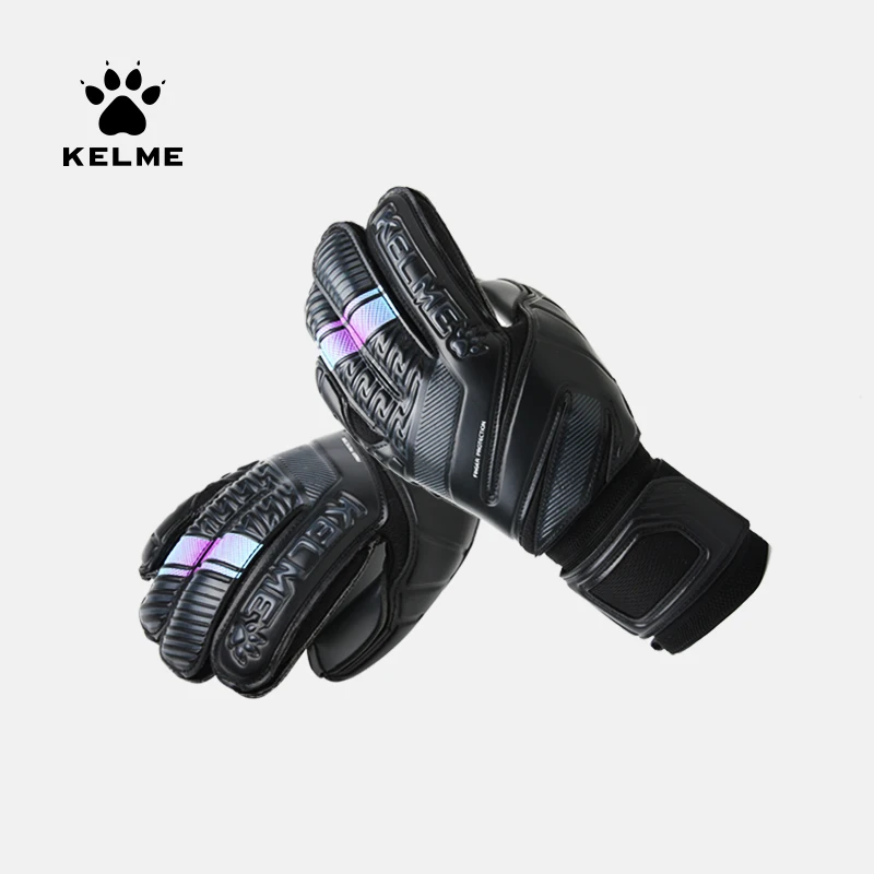 Индивидуальные мужские тренировочные футбольные перчатки KELME для клубной команды профессиональные полиуретановые латексные лагерные вратаря