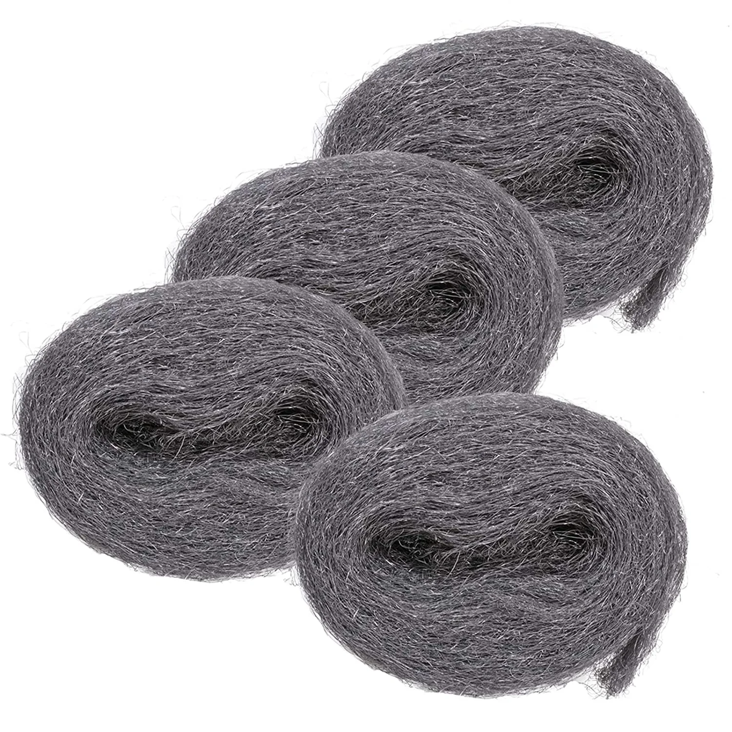 Steel Wool Reel - Fine Grade 0 - Metal Protector,Rust Remover,Grey