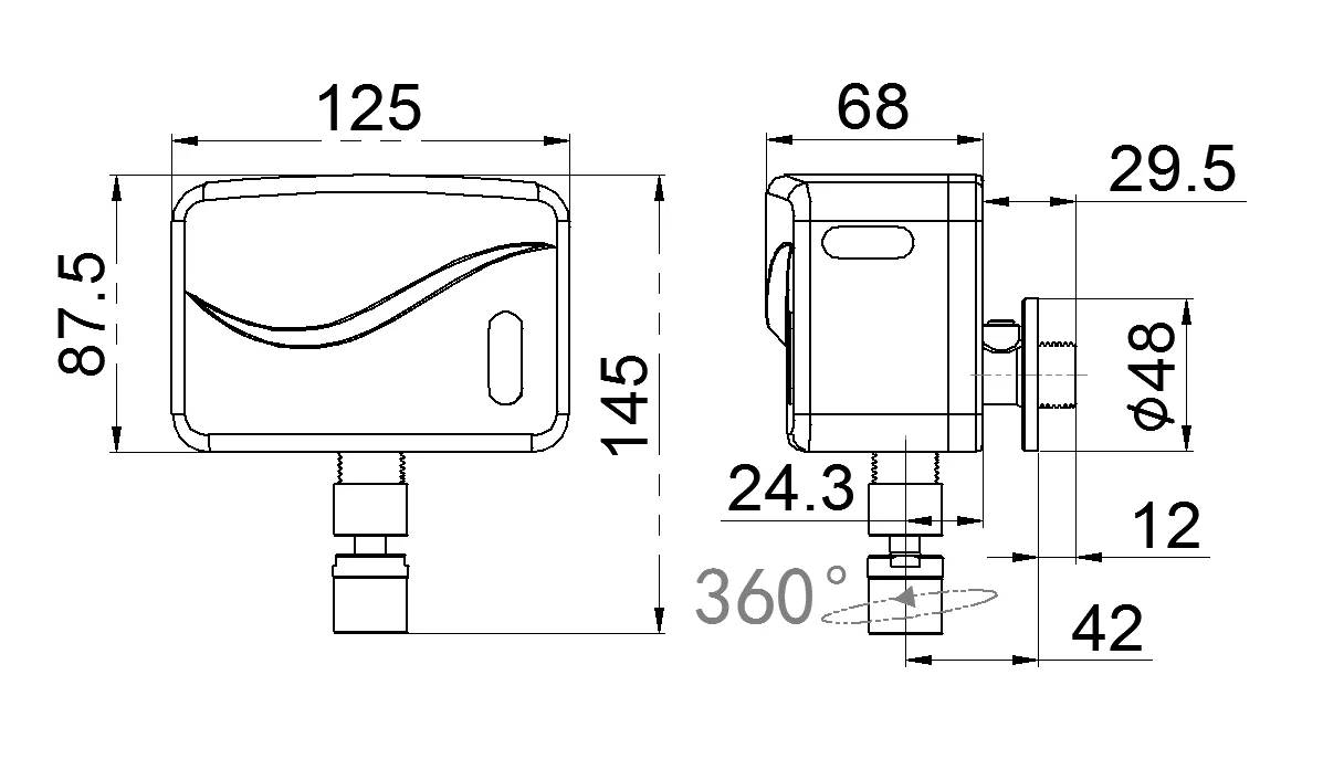Touchless Sensor Faucet  Non-contact Semi-Automatic  Sensor Water Tap HY-268D/A
